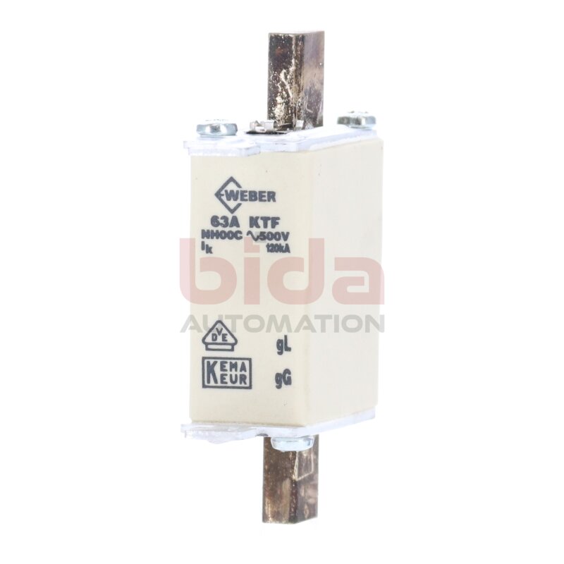 Weber NH00C KTF-63A Sicherungseinsatz fuse insert 63A 500V