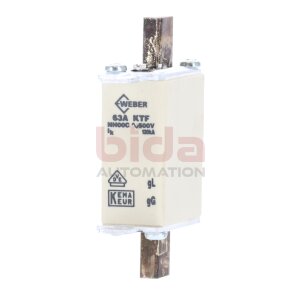 Weber NH00C KTF-63A Sicherungseinsatz fuse insert 63A 500V