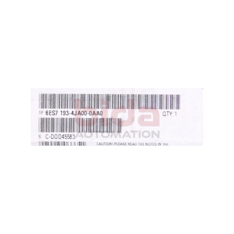 Siemens 6ES7193-4JA00-0AA0 / 6ES7 193-4JA00-0AA0 SIMATIC DP Abschlussmodul f&uuml;r ET 200S Terminal module for ET 200S