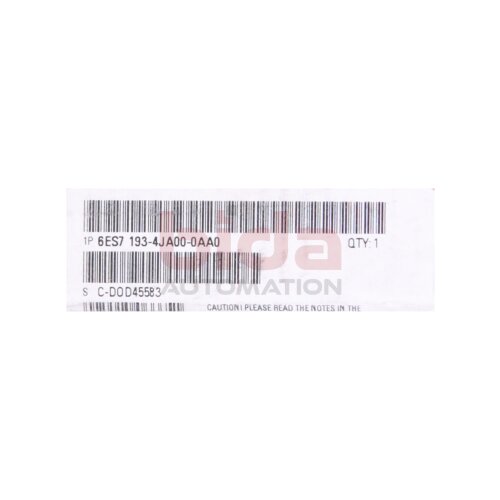 Siemens 6ES7193-4JA00-0AA0 / 6ES7 193-4JA00-0AA0 SIMATIC DP Abschlussmodul f&uuml;r ET 200S Terminal module for ET 200S