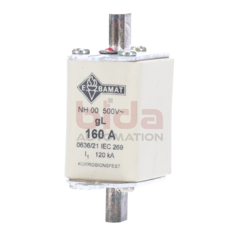Bals Ebamat NH00 500V-160A Sicherungseinsatz fuse insert 500V