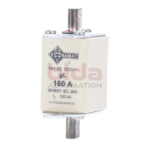Bals Ebamat NH00 500V-160A Sicherungseinsatz fuse insert 500V