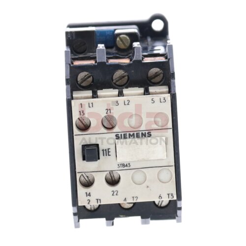 Siemens 3TB43 12-0A Hilfssch&uuml;tz Auxiliary Contactor 500V 30A