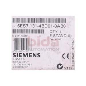 Siemens Simatic S7 6ES7 131-4BD01-0AB0 /...