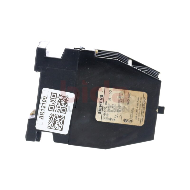 Siemens 3TH83 55-0A Hilfssch&uuml;tz Auxiliary Contactor 16A  220V