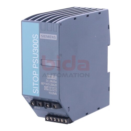 Siemens 6EP1 433-2BA20 / 6EP1433-2BA20 SITOP PSU300S 24 V/5 A Geregelte Stromversorgung / Power supply