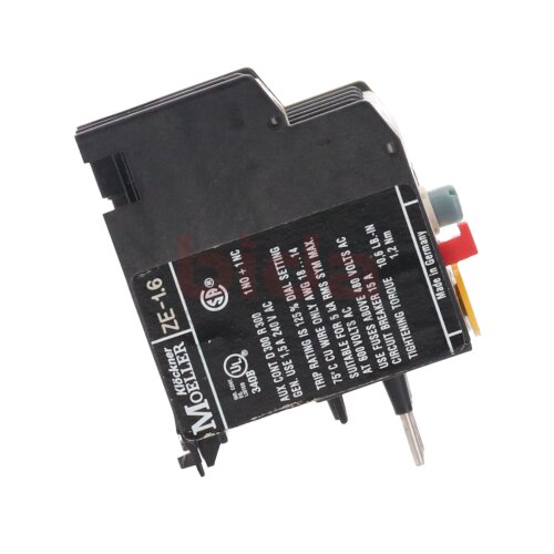 Moeller ZE-1.6 Motorschutzrelais Motor Protection Relay 1-1.6A