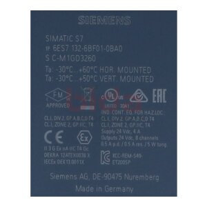 Siemens  6ES7132-6BF01-0BA0 / 6ES7 132-6BF01-0BA0 SIMATIC...