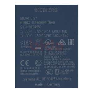 Siemens 6ES7132-6BH01-0BA0 / 6ES7 132-6BH01-0BA0 SIMATIC...
