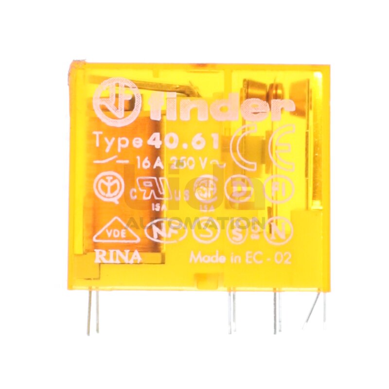 Finder Type 40.61 Relais Relay 16A 250V