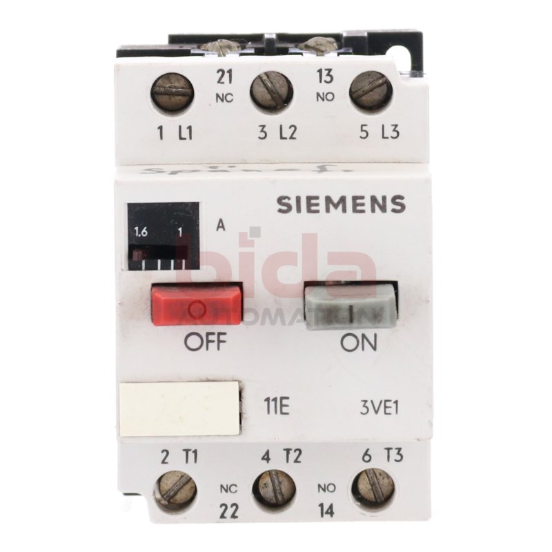 Siemens 3VE1010-2G Leistungsschalter Circuit Breaker 1-1,6A 380V