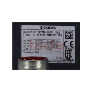 Siemens 1FK7080-2AF71-1TG0 / 1FK7 080-2AF71-1TG0 SIMOTICS...