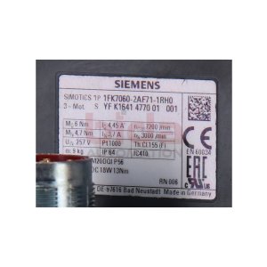 Siemens 1FK7060-2AF71-1RH0 / 1FK7 060-2AF71-1RH0 SIMOTICS...