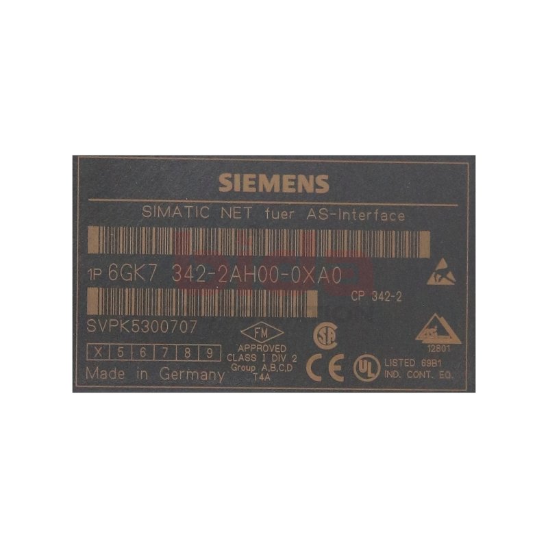 Siemens 6GK7342-2AH00-0XA0 / 6GK7 342-2AH00-0XA0 KOMMUNIKATIONSPROZESSOR
