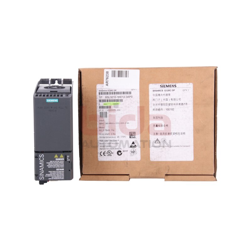 Siemens 6SL3210-1KE12-3AP0 / 6SL3 210-1KE12-3AP0 Frequenzumrichter / frequency converter 380-480V