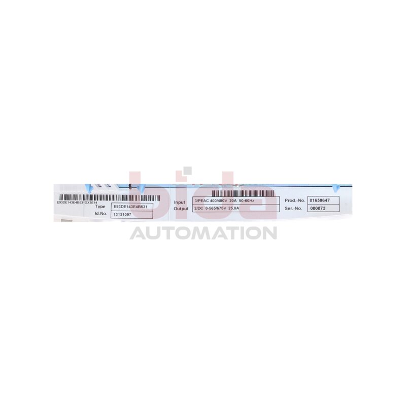 KUKA KPS-600/20-ESC (E93DE143E4B531XX3E14) Netzteil  / power supply 400/480V 20A 565/675VDC 25A