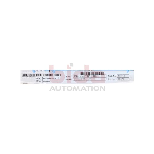 KUKA KPS-600/20-ESC (E93DE143E4B531XX3E14) Netzteil  / power supply 400/480V 20A 565/675VDC 25A
