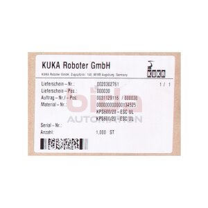 KUKA KPS-600/20-ESC (E93DE143E4B531XX3E14) Netzteil  /...