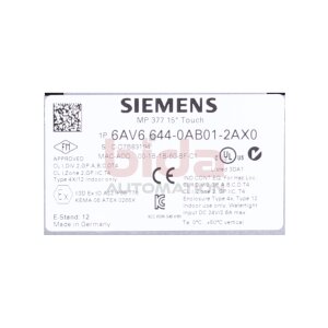 Siemens 6AV6644-0AB01-2AX0 / 6AV6 644-0AB01-2AX0 SIMATIC...