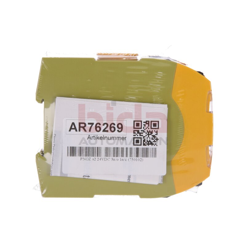 Pilz PNOZ s2 24VDC 3n/o 1n/c (750102) Sicherheitsschaltger&auml;t  / Safety switching device 24VDC