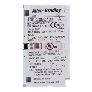 Allen-Bradley 100S-C09DJ23C  Leistungsschütz/ Power...