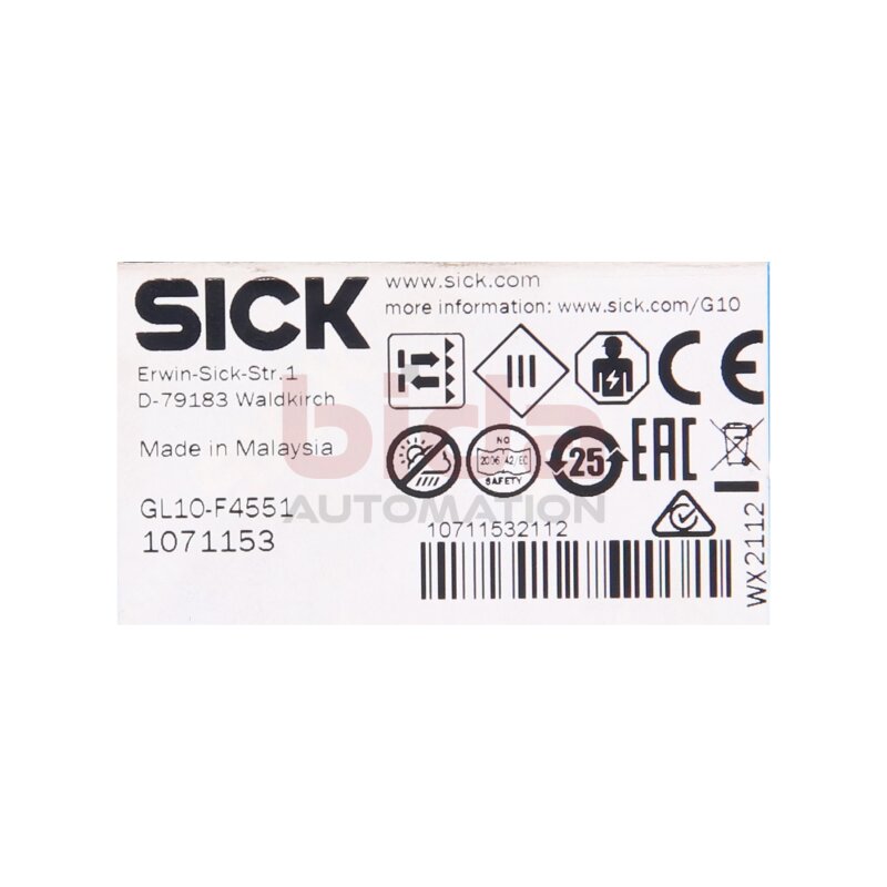 Sick GL10-F4551 (1071153) Reflexions-Lichtschranke / Reflection light device