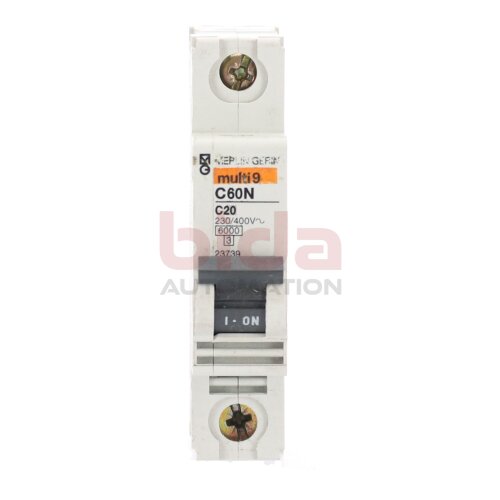 Merlin Gerlin C60N C20 Leitungsschutzschalter circuit breaker 230/400V
