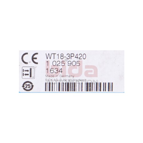 Sick WT18-3P420 (1025905) Reflexions-Lichtschranke 10-30V