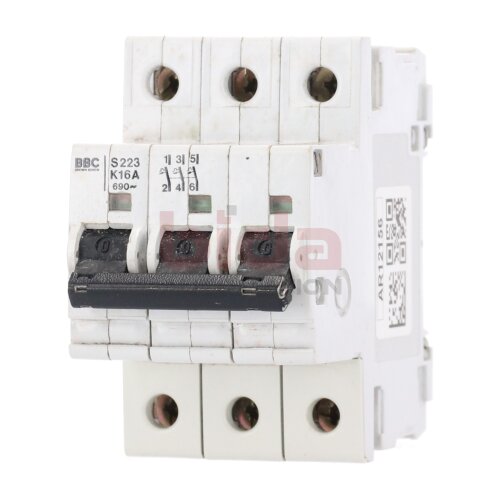 ABB S 223 K16A Sicherungsautomat automatic circuit breaker