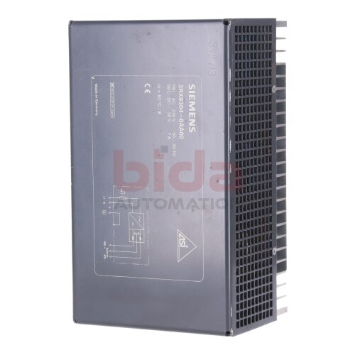 Siemens 3RX9304-0AA00 / 3RX9 304-0AA00 AS-INTERFACE NETZTEIL / AS-INTERFACE POWER SUPPLY UNIT 30VDC 230 VAC 7A