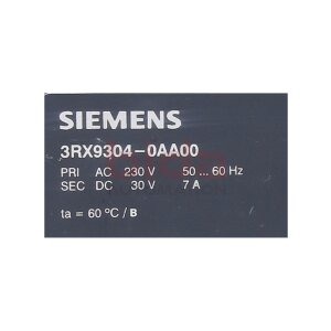Siemens 3RX9304-0AA00 / 3RX9 304-0AA00 AS-INTERFACE...