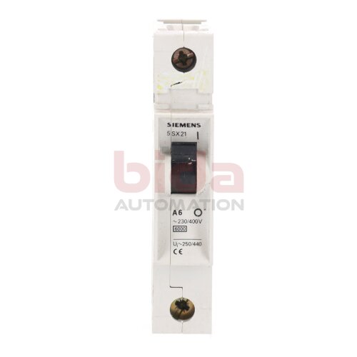 Siemens 5 SX21 A6 / 5SX21  Leitungsschutzschalter circuit breaker 230/400V