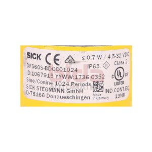 SICK DFS60S-BD0C01024 Inkremental-Encoder 4,5- 32 VDC