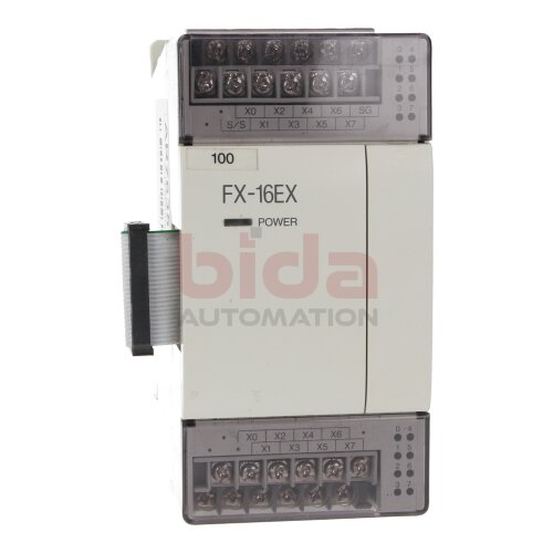 Mitsubishi FX-16EX-ES/UL Erweiterungsmodul Programmierbare Steuerung / Expansion Module INPUT BLOCK SINK/SOURCE CONFIGURABLE TYPE PROGRAMMABLE CONTROLLER