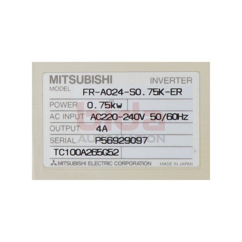 Mitsubishi Freqrol-A024 FR-A024-S0.75K-ER Frequenzumrichter / Inverter