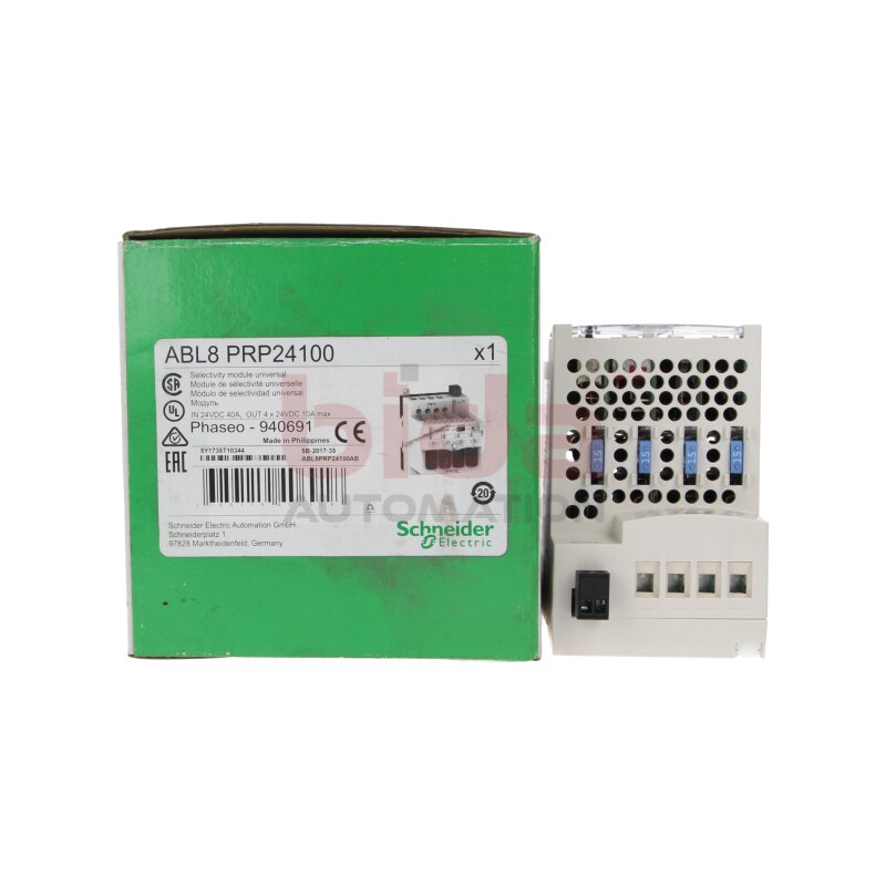 Schneider Electric ABL8PRP24100 Elektronisches Schutzmodul Electronic protection module Modicon