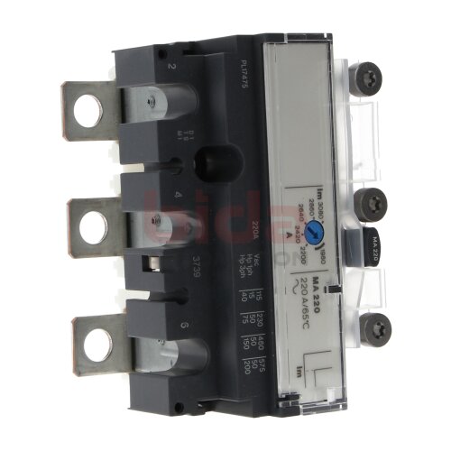 Schneider Electric LV431500 3P3D MA220 Ausl&ouml;ser f&uuml;r ComPact NSX250 Kompaktleistungsschalter / Trip Unit for ComPact NSX250 Circuit Beakers