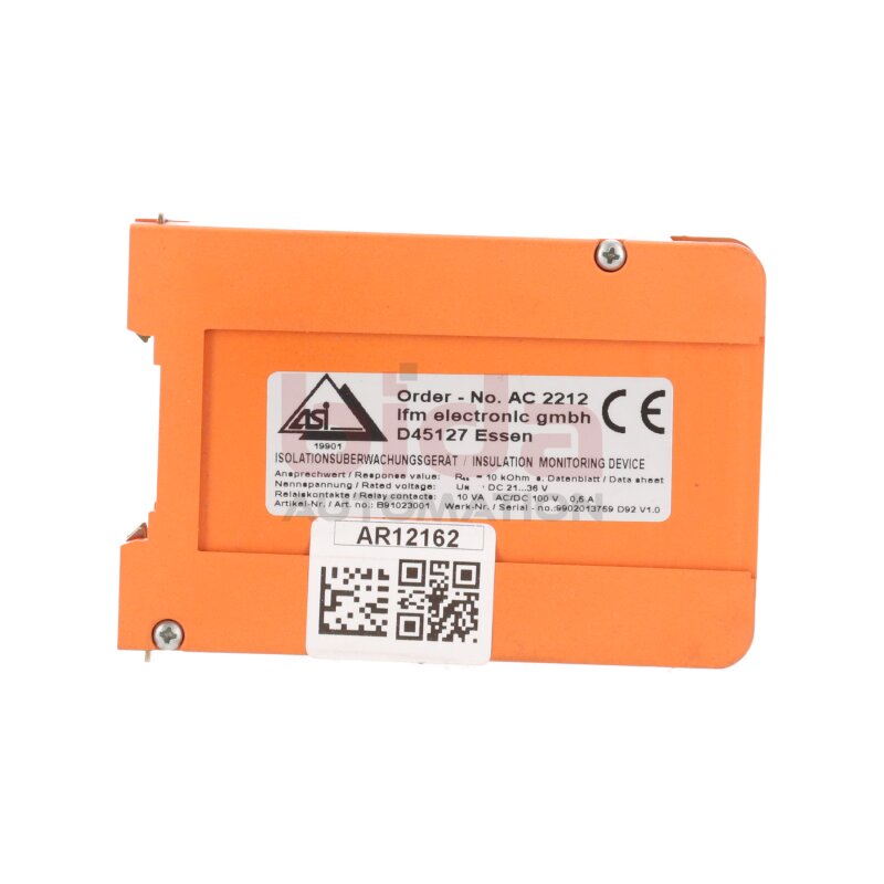 ifm electronic AC 2212 AS-Interface Isolationsw&auml;chter AS-Interface Insulation Monitor