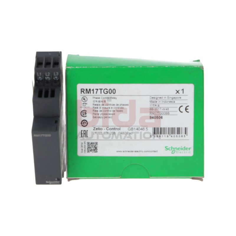 Schneider Electric/Telemecanique RM17TG00 Netz&uuml;berwachung Phasenfolge / -ausfall Network monitoring phase sequence / failure detection