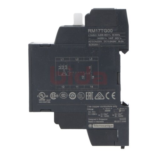 Schneider Electric/Telemecanique RM17TG00 Netz&uuml;berwachung Phasenfolge / -ausfall Network monitoring phase sequence / failure detection