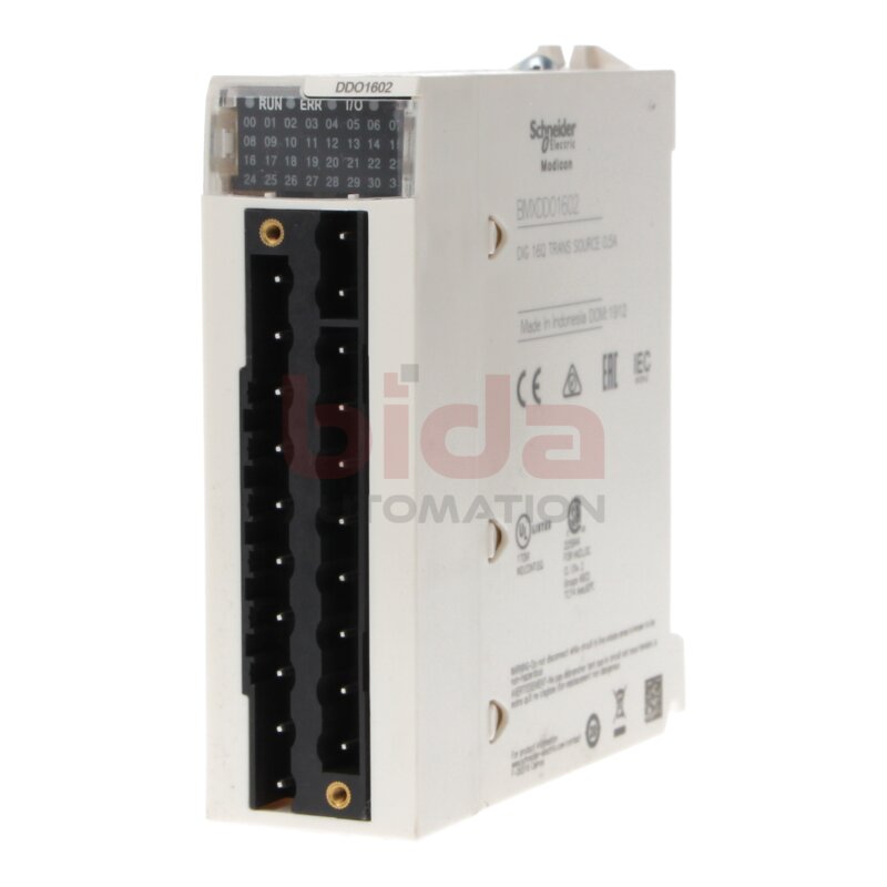 Schneider Electric BMXDD01602 Digitales Ausgangsmodul Digital output module Modicon X80-E/A-Modul 16 Transistorausg&auml;nge 24V DC