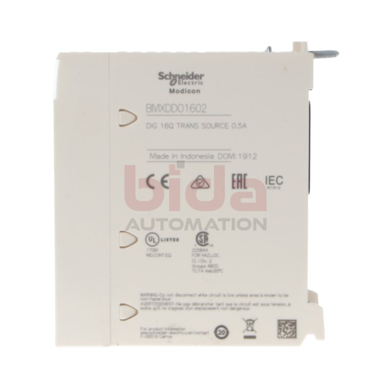 Schneider Electric BMXDD01602 Digitales Ausgangsmodul Digital output module Modicon X80-E/A-Modul 16 Transistorausg&auml;nge 24V DC