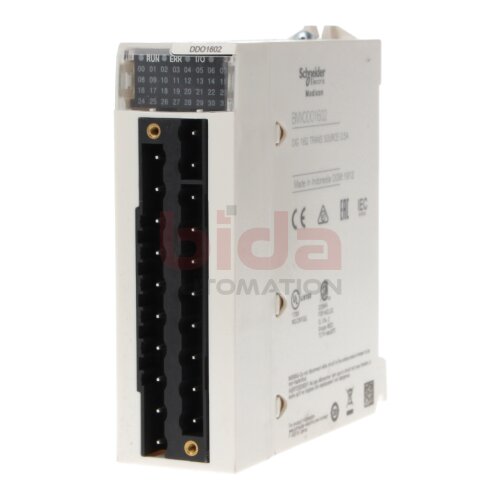 Schneider Electric BMXDD01602 Digitales Ausgangsmodul Digital output module Modicon X80-E/A-Modul 16 Transistorausg&auml;nge 24V DC