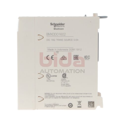Schneider Electric BMXDD01602 Digitales Ausgangsmodul Digital output module Modicon X80-E/A-Modul 16 Transistorausg&auml;nge 24V DC