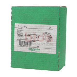 Schneider Electric LC1D25F7 Leistungsschütz...