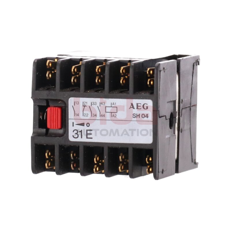 AEG SH04 31E Hilfssch&uuml;tz Auxiliary Contactor