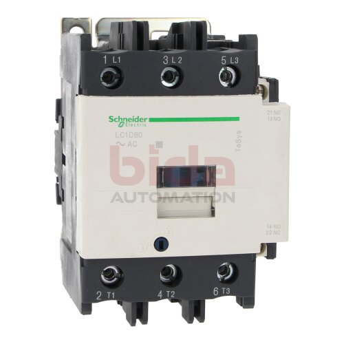 Schneider Electric Telemecanique LC1D80V7 TeSys Leistungssch&uuml;tz / Contractor