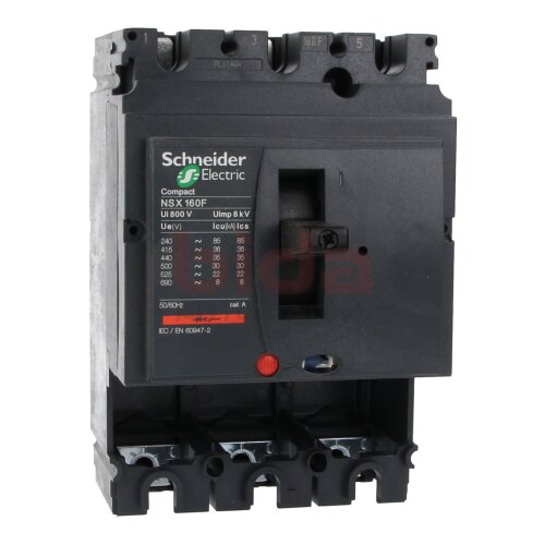 Schneider Electric LV430403 (NSX160F) Kompaktleistungsschalter ComPact NSX160F3P 160A molded case circuit breakers