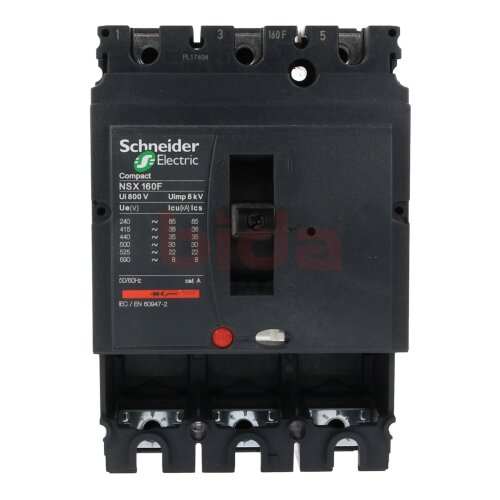 Schneider Electric LV430403 (NSX160F) Kompaktleistungsschalter ComPact NSX160F3P 160A molded case circuit breakers