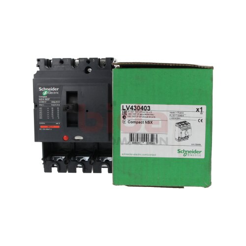 Schneider Electric LV430403 (NSX160F) Kompaktleistungsschalter ComPact NSX160F3P 160A molded case circuit breakers